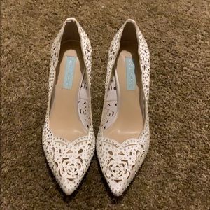 Betsy Johnson bridal collection heels
